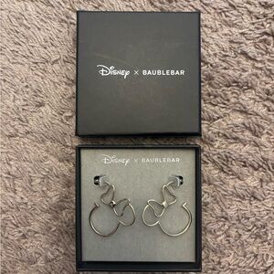 Disney x BaubleBar Gold Hoop Earrings